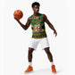 Afro-Jamaicans Basketball Jersey Coat Of Arms - Merry Christmas - African Pride