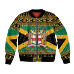 Afro-Jamaicans Bomber Jacket Coat Of Arms - Merry Christmas