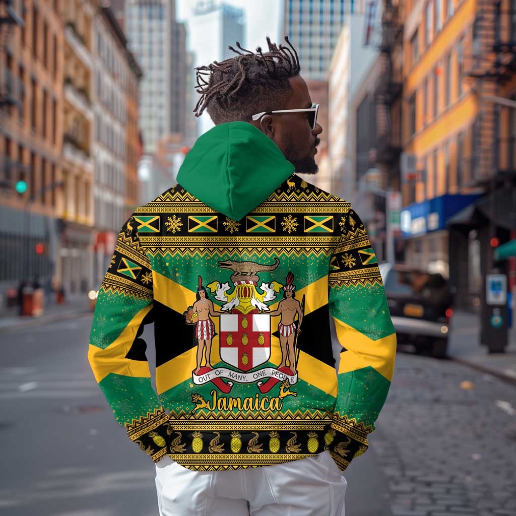 Afro-Jamaicans Hoodie Coat Of Arms - Merry Christmas