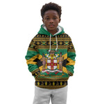 Afro-Jamaicans Kid Hoodie Coat Of Arms - Merry Christmas