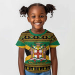 Afro-Jamaicans Kid T shirt Coat Of Arms - Merry Christmas