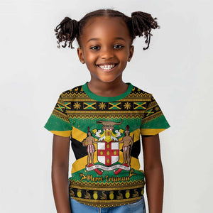 Afro-Jamaicans Kid T shirt Coat Of Arms - Merry Christmas