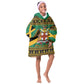 Afro-Jamaicans Kid Wearable Blanket Hoodie Coat Of Arms - Merry Christmas