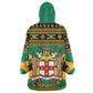 Afro-Jamaicans Kid Wearable Blanket Hoodie Coat Of Arms - Merry Christmas
