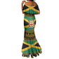 Afro-Jamaicans Mermaid Dress Coat Of Arms - Merry Christmas