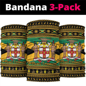 Afro-Jamaicans Neck Gaiter Coat Of Arms - Merry Christmas LT15