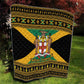 Afro-Jamaicans Quilt Coat Of Arms - Merry Christmas