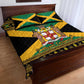 Afro-Jamaicans Quilt Bed Set Coat Of Arms - Merry Christmas