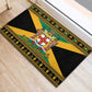 Afro-Jamaicans Rubber Doormat Coat Of Arms - Merry Christmas