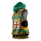 Afro-Jamaicans Sleeveless Hoodie Coat Of Arms - Merry Christmas - African Pride