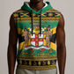 Afro-Jamaicans Sleeveless Hoodie Coat Of Arms - Merry Christmas - African Pride