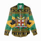 Afro-Jamaicans Women Casual Shirt Coat Of Arms - Merry Christmas LT15