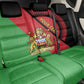 Personalized Afro Malawi Back Car Seat Cover Coat Of Arms - Southeastern Africa Pattern
