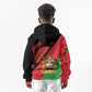 Personalized Afro Malawi Kid Hoodie Coat Of Arms - Southeastern Africa Pattern