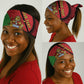 Afro Malawi Neck Gaiter Coat Of Arms - Southeastern Africa Pattern - African Pride