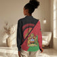 Personalized Afro Malawi Women Casual Shirt Coat Of Arms - Southeastern Africa Pattern LT15