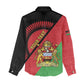 Personalized Afro Malawi Women Casual Shirt Coat Of Arms - Southeastern Africa Pattern LT15