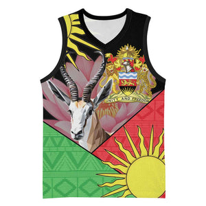 Personalized Africa Malawi Basketball Jersey Thomsons Gazelle With Lotus - African Pride