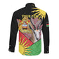 Personalized Africa Malawi Long Sleeve Button Shirt Thomsons Gazelle With Lotus