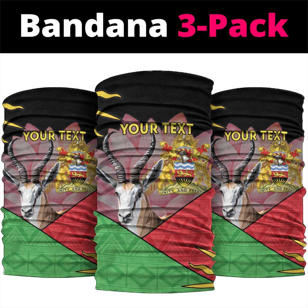 Africa Malawi Neck Gaiter Thomsons Gazelle With Lotus - African Pride