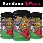 Africa Malawi Neck Gaiter Thomsons Gazelle With Lotus - African Pride