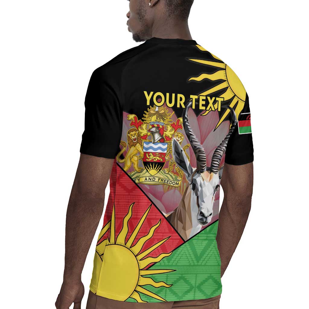 Personalized Africa Malawi Rugby Jersey Thomsons Gazelle With Lotus
