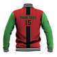 Custom Afro Malawi Football Baseball Jacket Go Champions - African Pattern