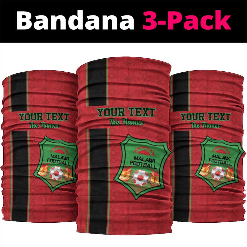 Afro Malawi Football Neck Gaiter Go Champions - African Pattern - African Pride