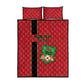 Custom Afro Malawi Football Quilt Bed Set Go Champions - African Pattern