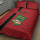 Custom Afro Malawi Football Quilt Bed Set Go Champions - African Pattern
