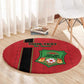 Custom Afro Malawi Football Round Carpet Go Champions - African Pattern