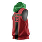 Custom Afro Malawi Football Sleeveless Hoodie Go Champions - African Pattern - African Pride