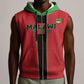Custom Afro Malawi Football Sleeveless Zip Hoodie Go Champions - African Pattern - African Pride
