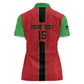 Custom Afro Malawi Football Women Polo Shirt Go Champions - African Pattern