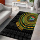 Personalised South Africa African Tribal Pattern Area Rug Chest Arm Tattoo