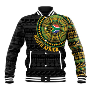 Personalised South Africa African Tribal Pattern Baseball Jacket Chest Arm Tattoo