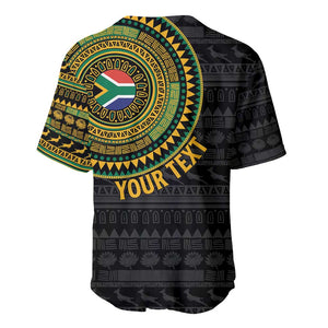 Personalised South Africa African Tribal Pattern Baseball Jersey Chest Arm Tattoo