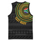 Personalised South Africa African Tribal Pattern Basketball Jersey Chest Arm Tattoo - African Pride