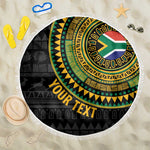 Personalised South Africa African Tribal Pattern Beach Blanket Chest Arm Tattoo