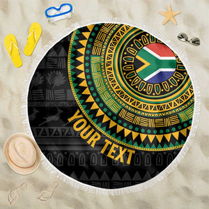 Personalised South Africa African Tribal Pattern Beach Blanket Chest Arm Tattoo