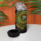 Personalised South Africa African Tribal Pattern 4 in 1 Can Cooler Tumbler Chest Arm Tattoo
