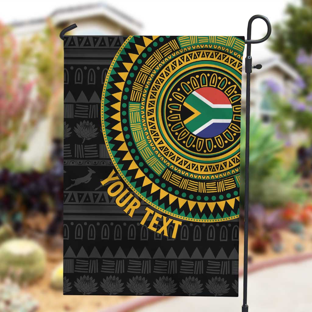 Personalised South Africa African Tribal Pattern Garden Flag Chest Arm Tattoo