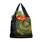 Personalised South Africa African Tribal Pattern Grocery Bag Chest Arm Tattoo