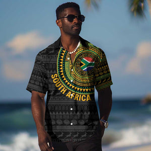 Personalised South Africa African Tribal Pattern Hawaiian Shirt Chest Arm Tattoo