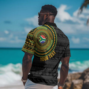 Personalised South Africa African Tribal Pattern Hawaiian Shirt Chest Arm Tattoo