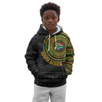 Personalised South Africa African Tribal Pattern Kid Hoodie Chest Arm Tattoo