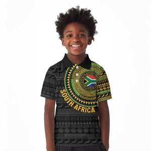 Personalised South Africa African Tribal Pattern Kid Polo Shirt Chest Arm Tattoo