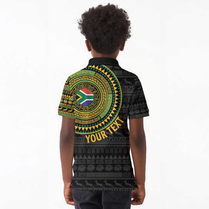 Personalised South Africa African Tribal Pattern Kid Polo Shirt Chest Arm Tattoo