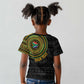 Personalised South Africa African Tribal Pattern Kid T shirt Chest Arm Tattoo
