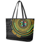 Personalised South Africa African Tribal Pattern Leather Tote Bag Chest Arm Tattoo